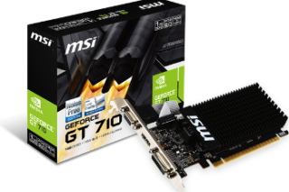 MSI VGA PCI-E NVIDIA GeForce® GT 710 (GT710-1GD3HLP)