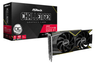 GRAPHICS CARD ASROCK AMD RADEON RX 5500 XT CHALLENGER D OC 8GB GDDR6