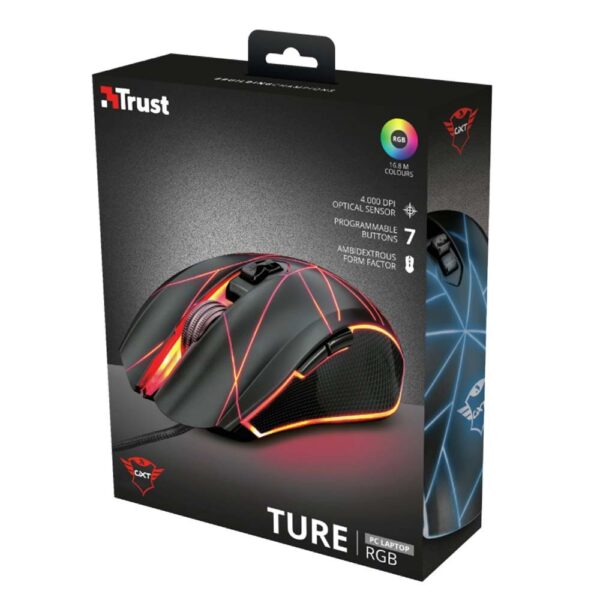 Ποντίκι Trust GXT 160 Ture RGB Black 22332