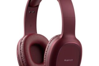 Havit H2590BT PRO Bluetooth Wireless Headphones + 3.5mm Jack Ασύρματα Ακουστικά Red