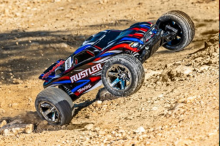 RUSTLER BL-2s 1/10 SCALE 2WD STADIUM TRUCK READYSET - TRAXXAS COMBO